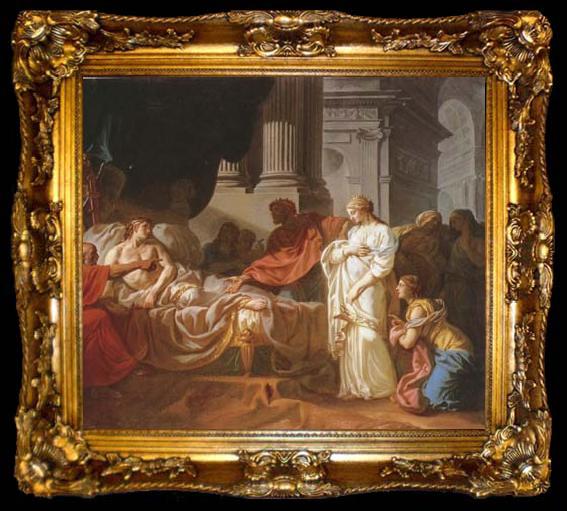 framed  Jacques-Louis David Antiochus and stratonice (mk02), ta009-2